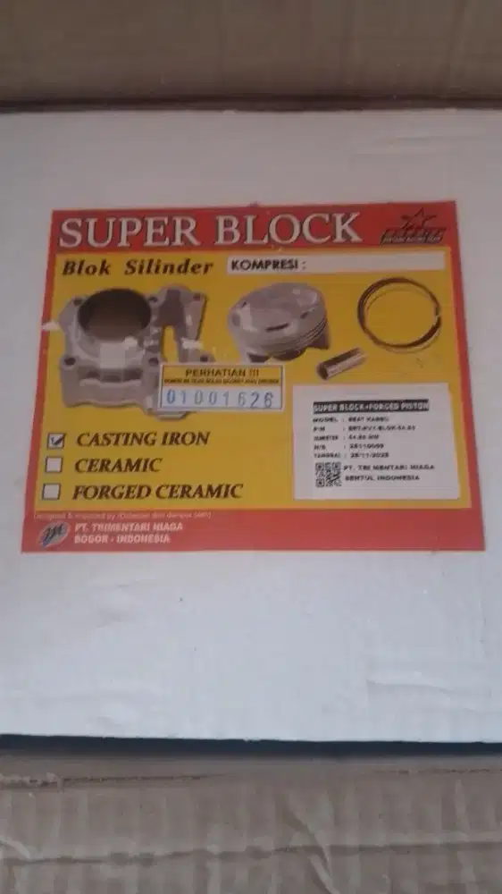 Paketan 5,4mm beat karbu, scopy karbu, spacy