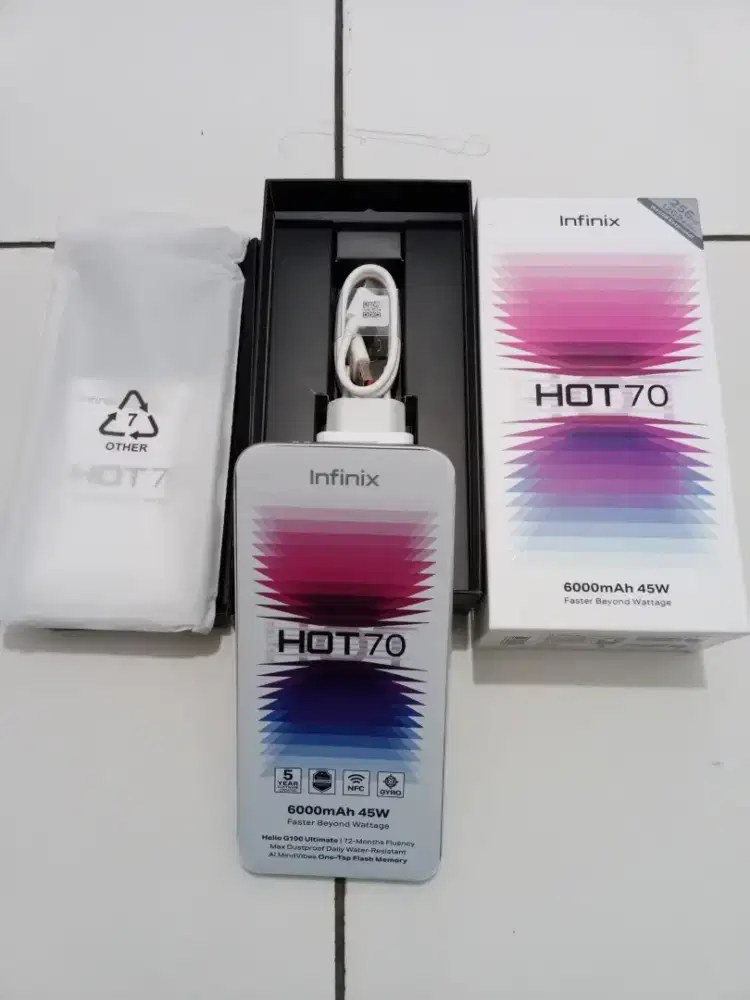 HP Infinix Hot 70 Ram 6+6/256GN