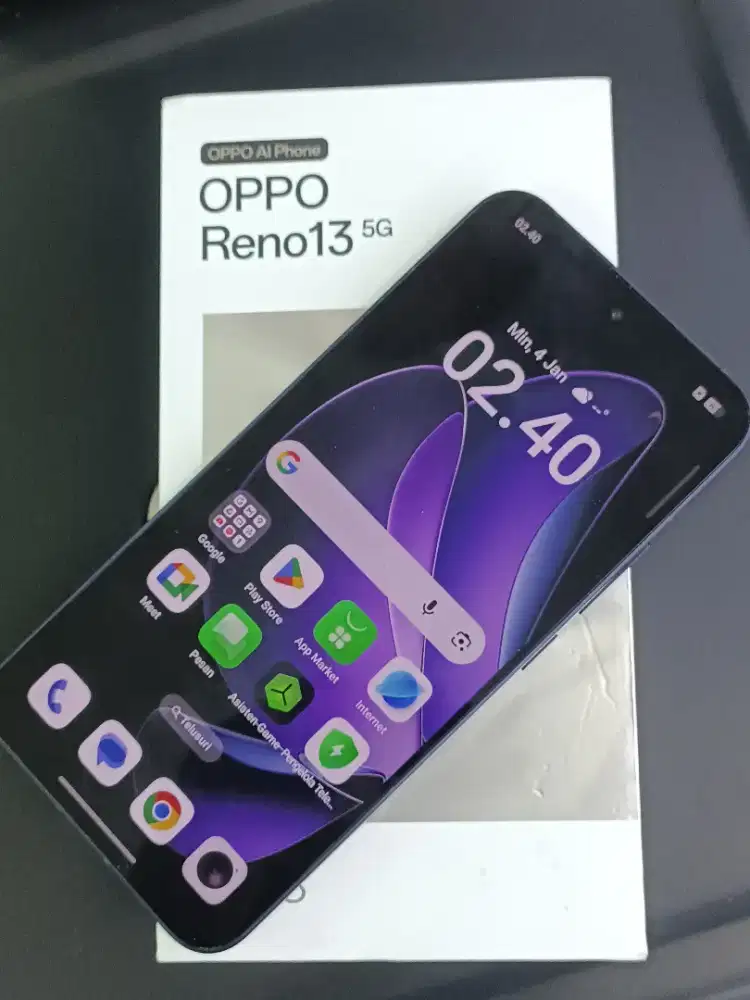 Oppo reno 13 5G 12/256gb lengkap