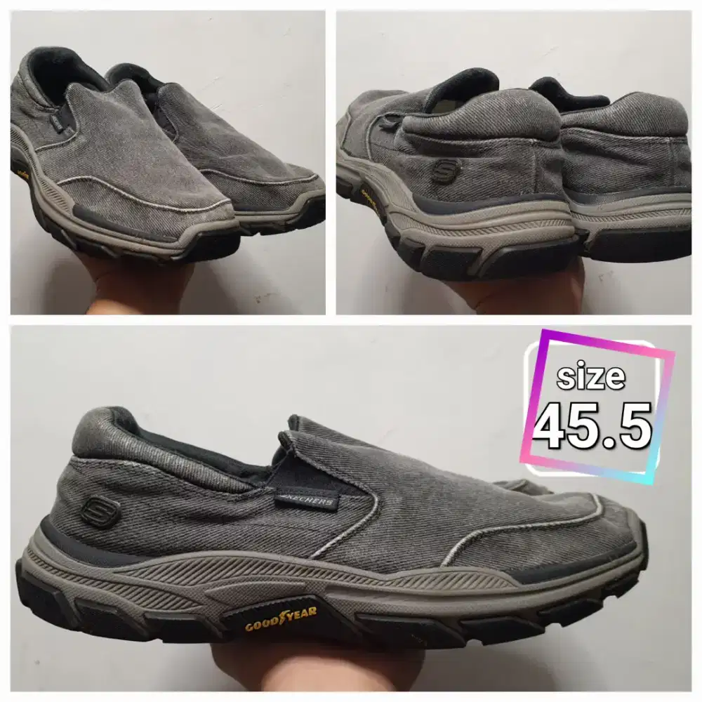 Sepatu Casual Slipon Skechers size 45,5 Second original