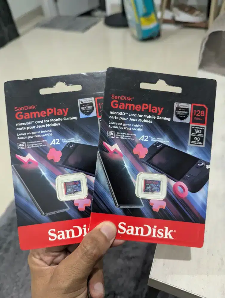 Sandisk Gameplay 128GB MicroSD BNIB Segel Original Resmi