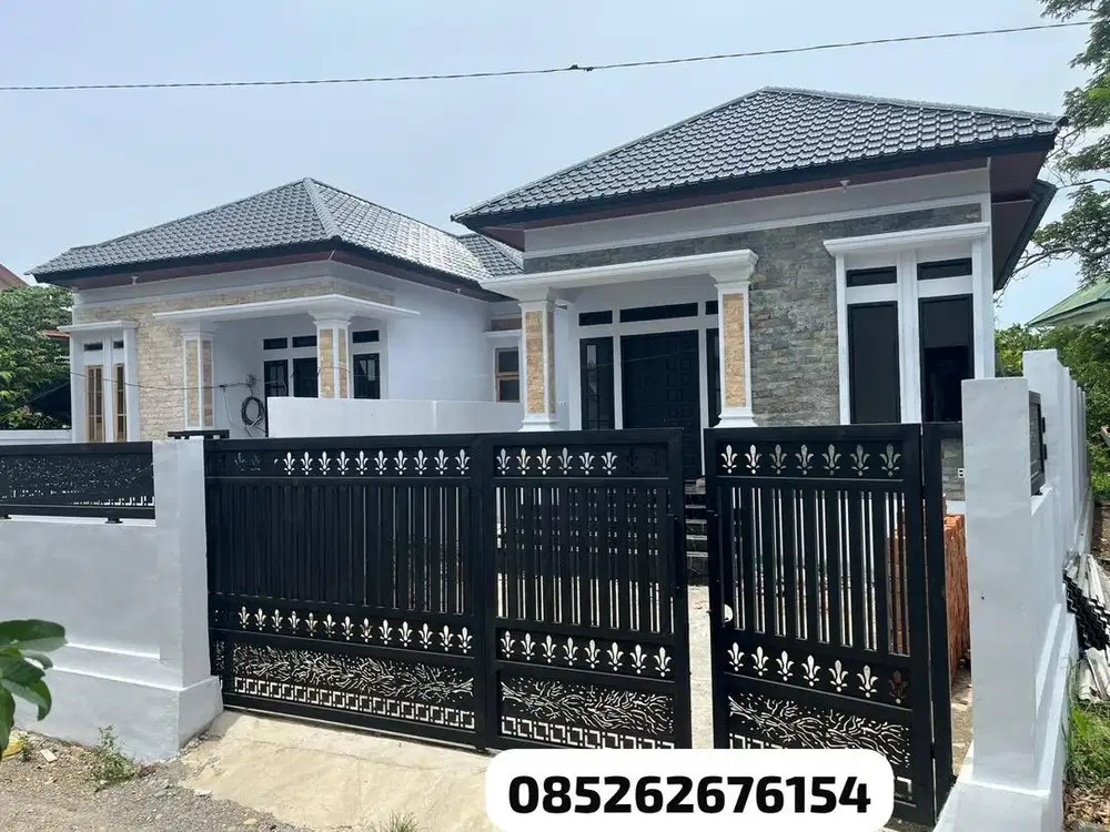 Rmh minimalis type 75 gampong emperom di depan kantor pemadam