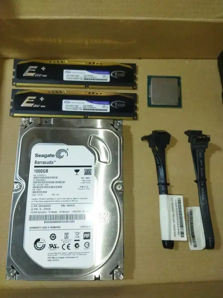 HDD Seagate 1TB/ Ram Team Elite 4Gb DDR3/ Core i3 Gen 4