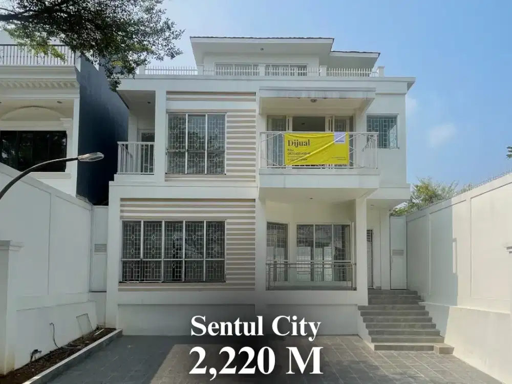 Rumah Mewah 2 Lantai + Rooftop Cluster Beverly Hill Sentul City