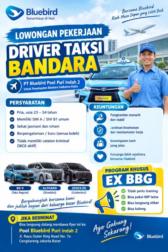DRIVER EXECUTIVE TAXI BANDARA