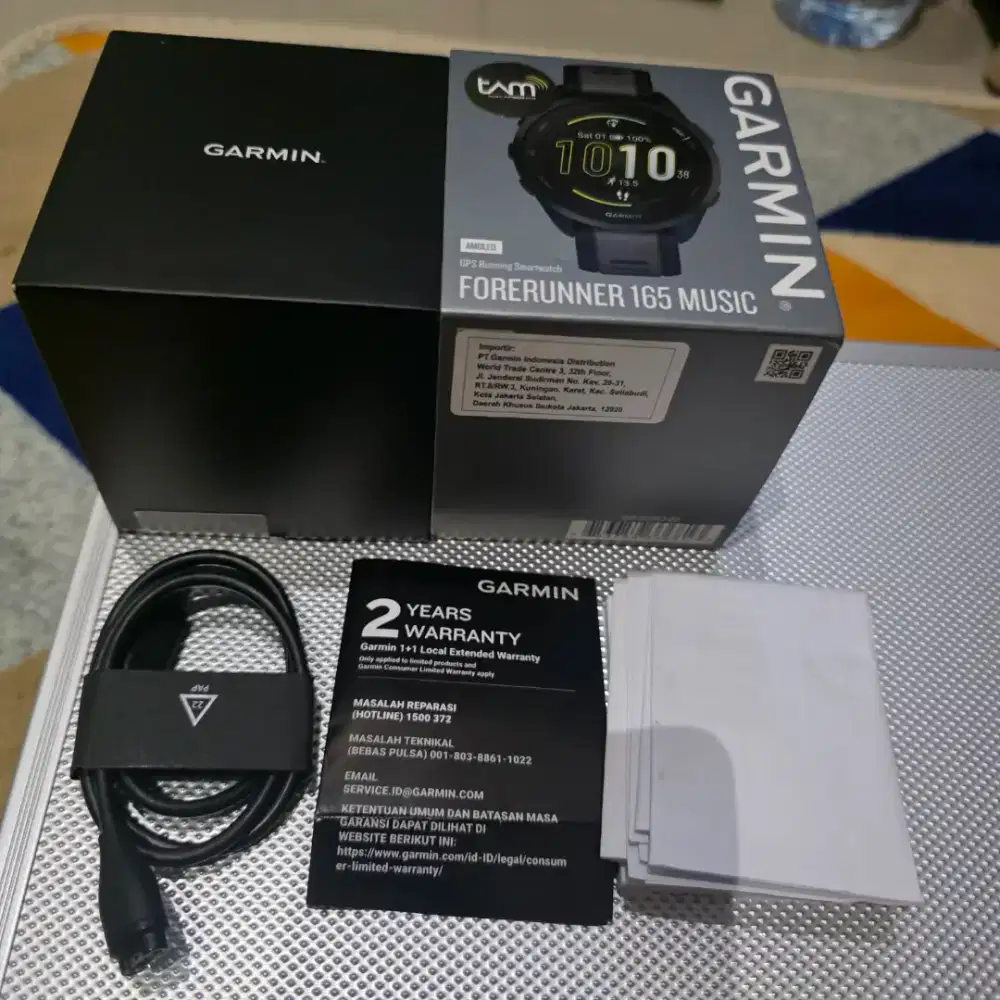 Jam Garmin forunner 165 music black