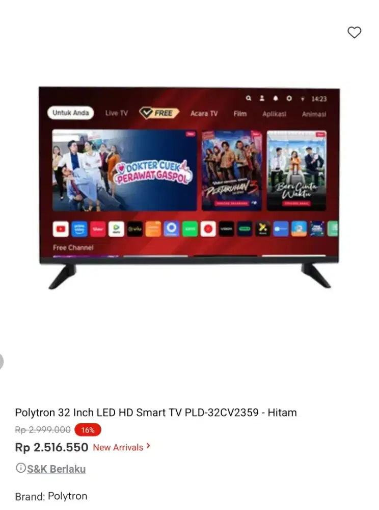 smart tv promo bisa cicilan syarat ktp tanpa dp bayar bulan depan