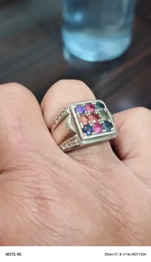 Cincin Safir Perak