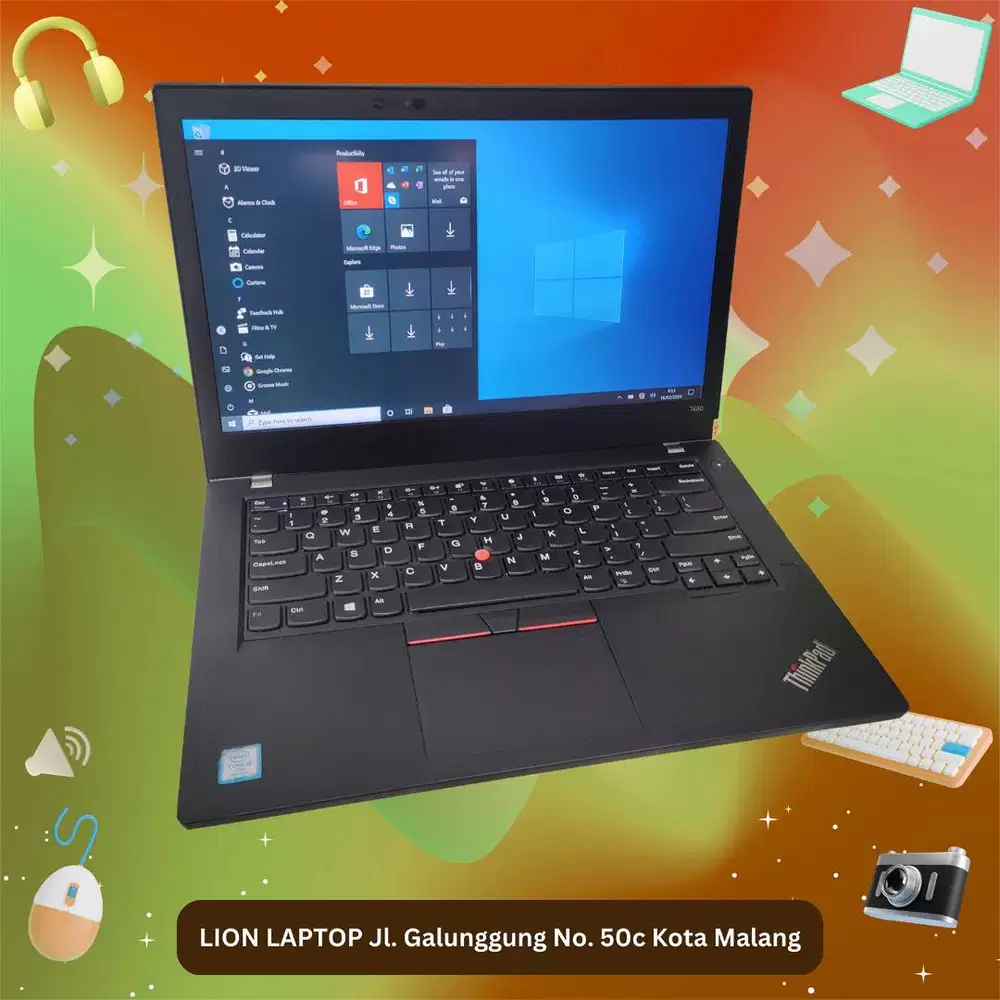 RAM 8GB Core i5 gen 8 Lenovo Thinkpad T480 [25|09]