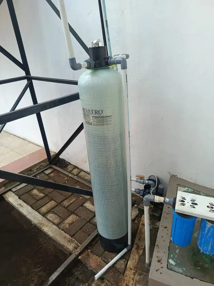 filter air sepaket menghilangkan zat beswi,bau,kekuningan,berlendir.