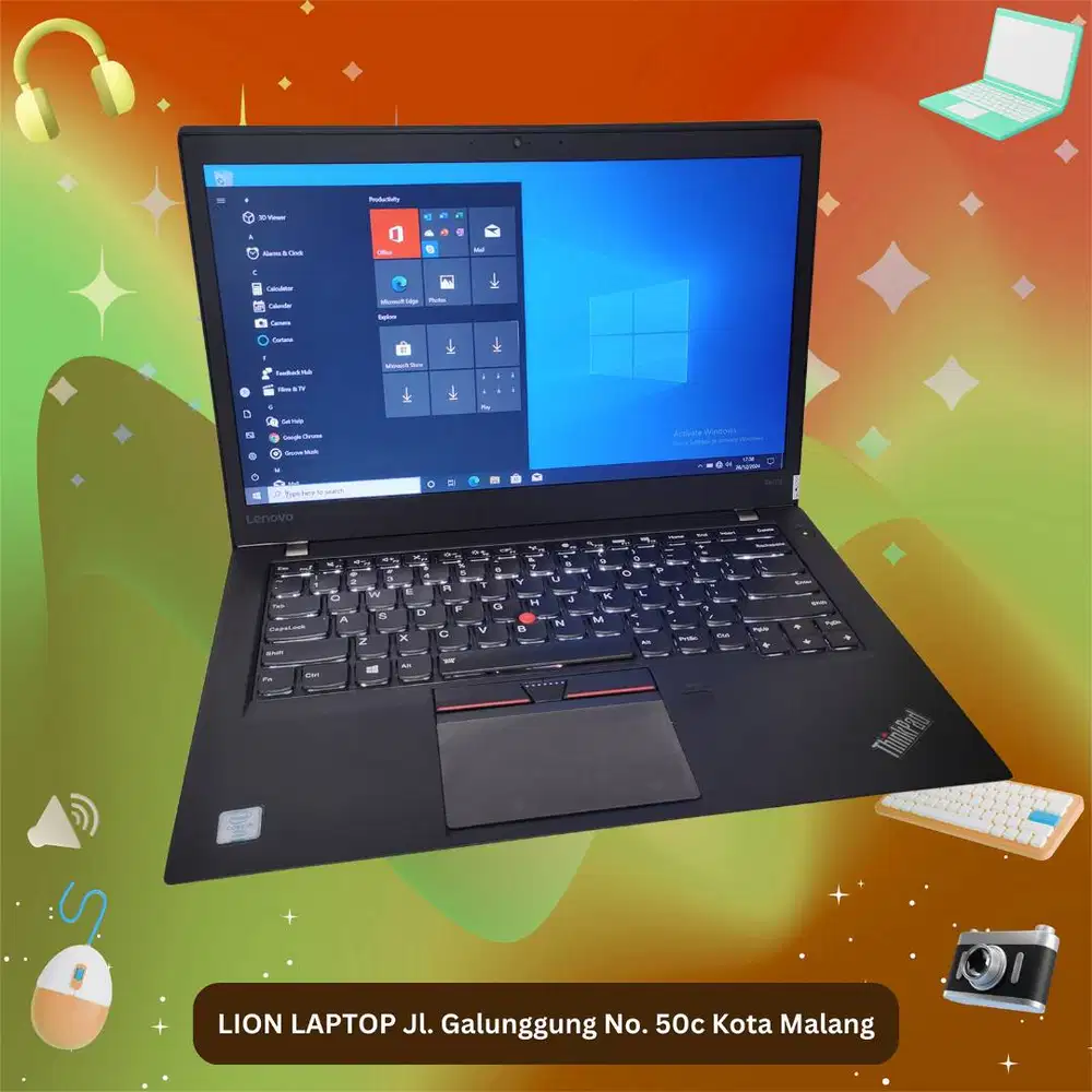 RAM 8GB SSD 256GB Core i5 Slim Lenovo Thinkpad T460s [25|09]