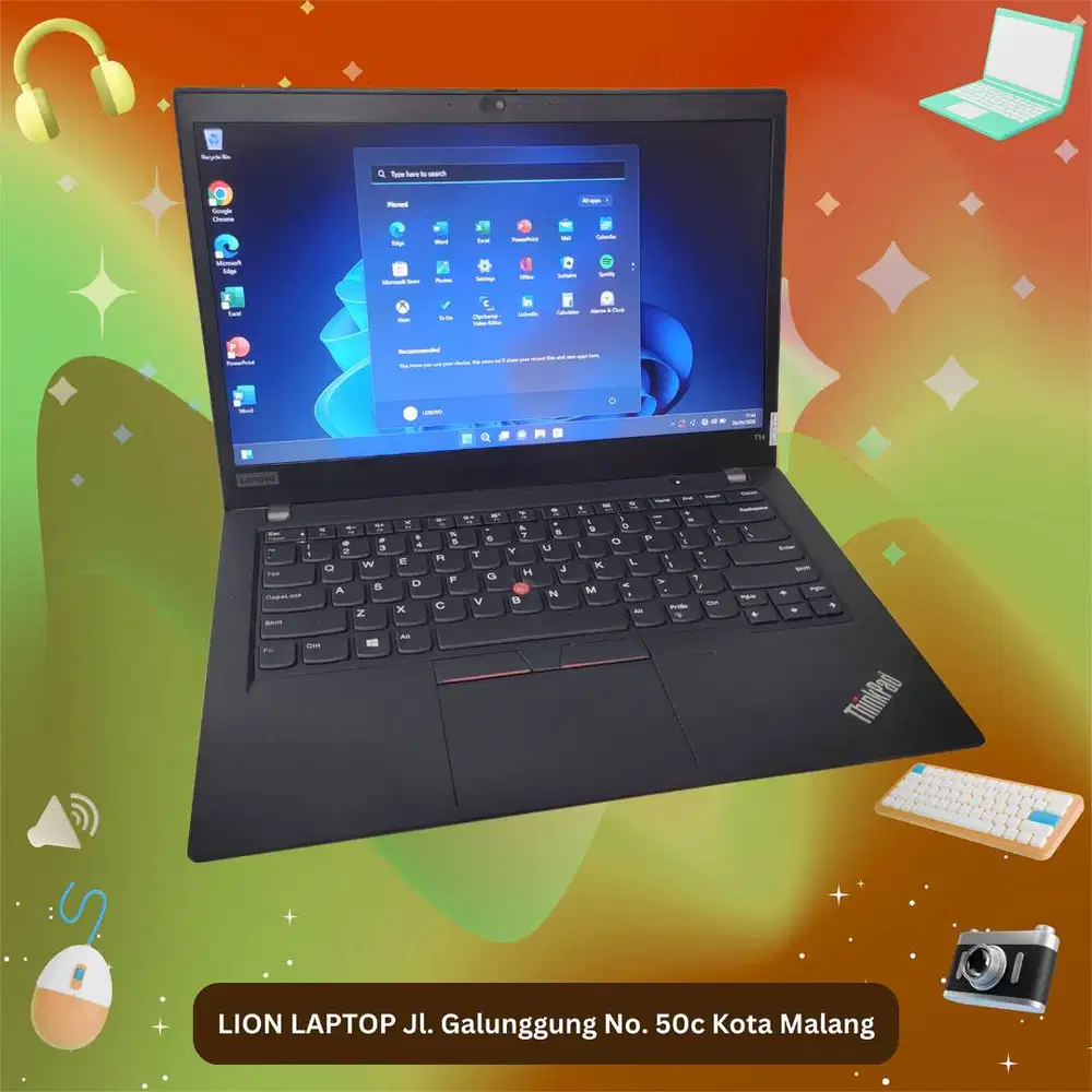 RAM 16GB Core i5 Gen 10 SSD 256GB Lenovo Thinkpad T14 gen 1 [25|09]