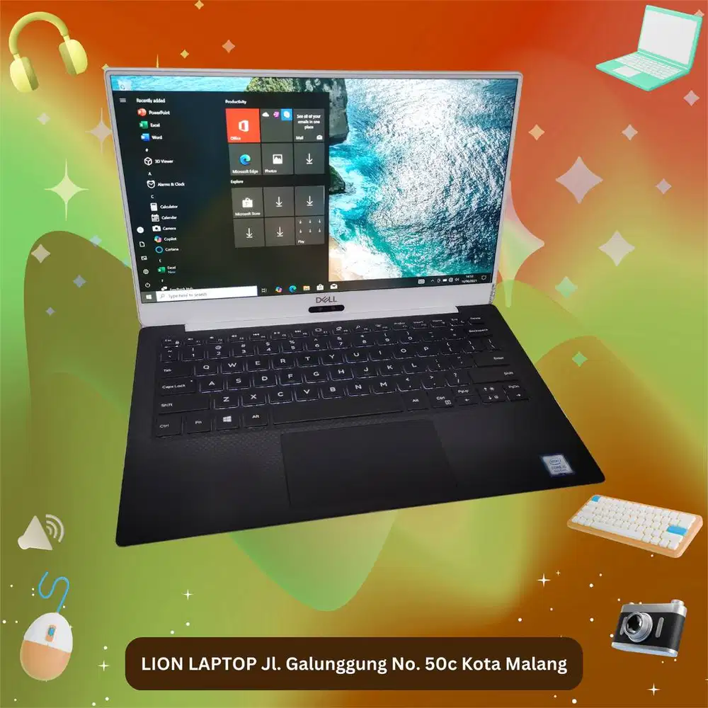 Slim & Ringan Core i5 RAM 8 SSD 256 DELL XPS 13 9370 [25|09]