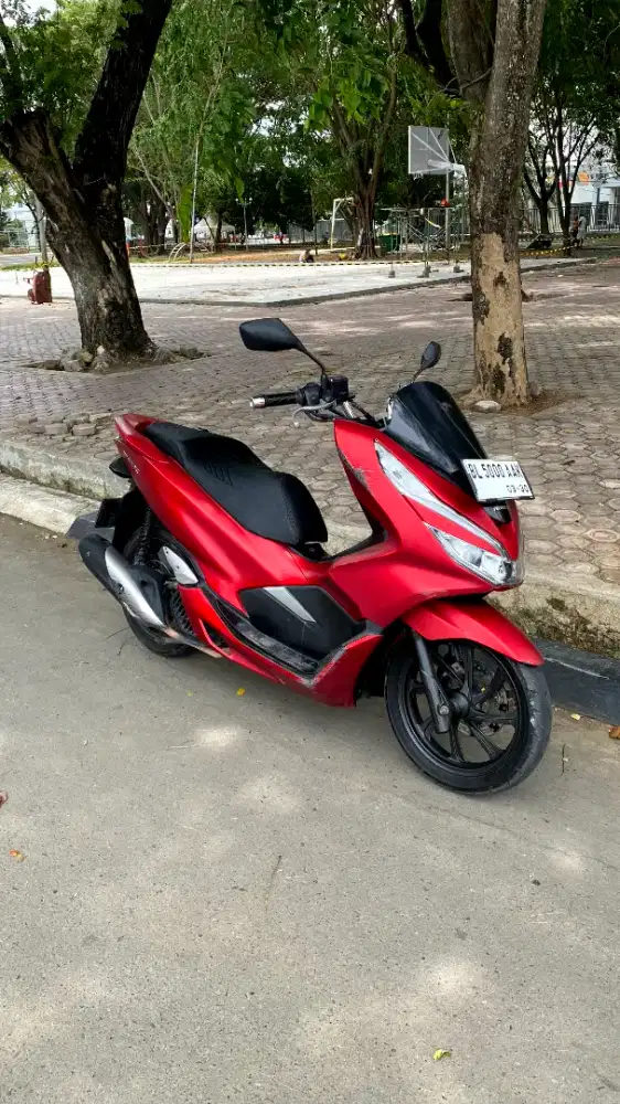 Honda PCX 2020 Merah Doff pajak panjang
