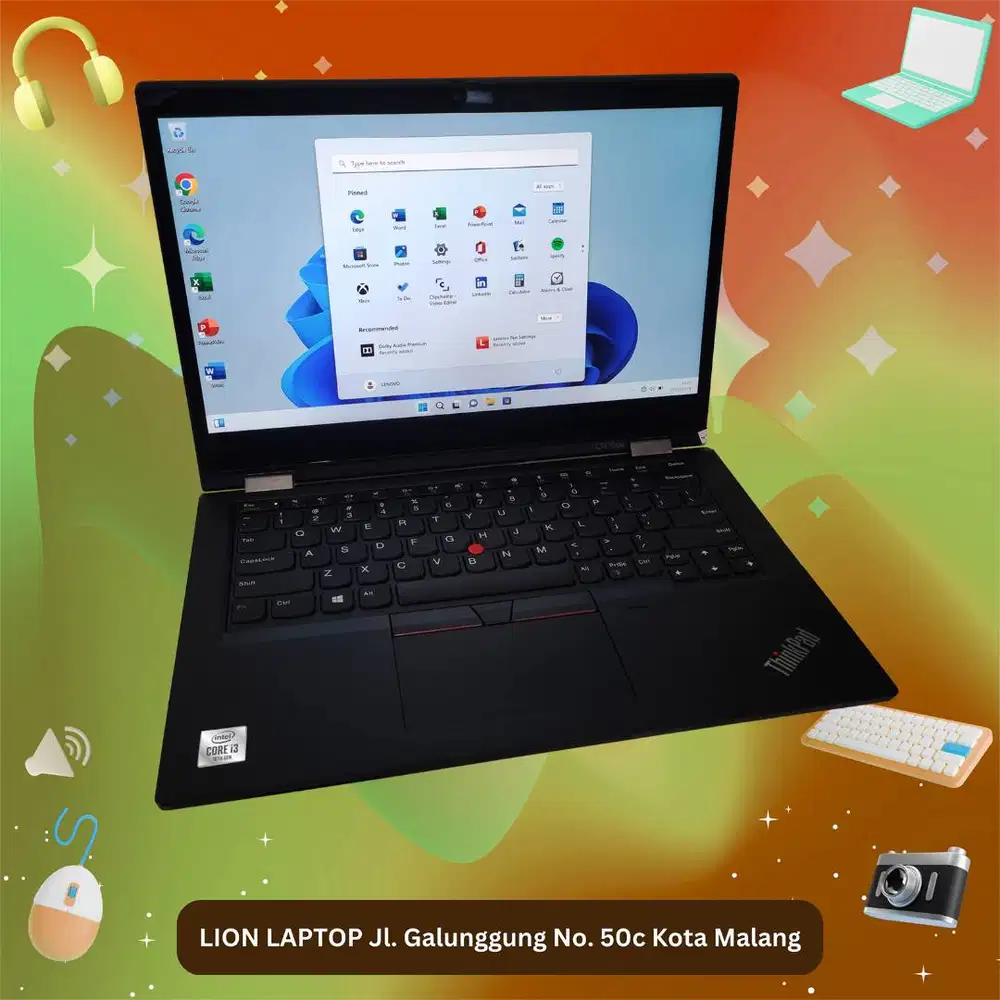 Core i3 Gen 10 Flip 360° Include Stylus Lenovo Thinkpad YOGA L13 [25|0