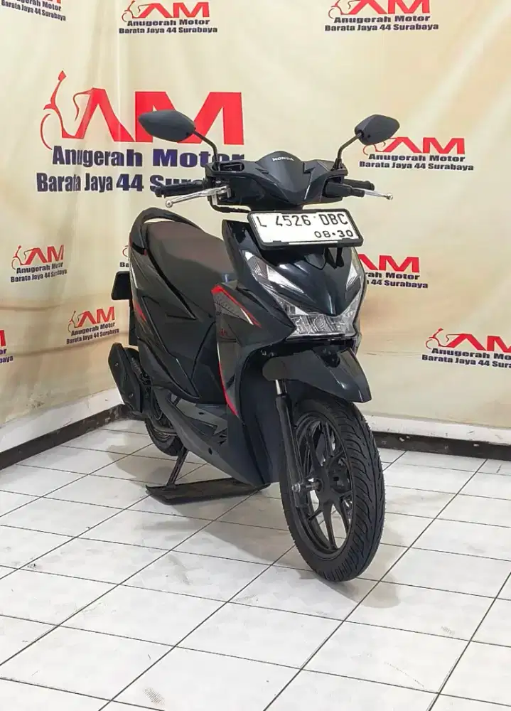 Ready Km 9 ribu Honda New Beat CBS Tahun 2025 warna hitam
