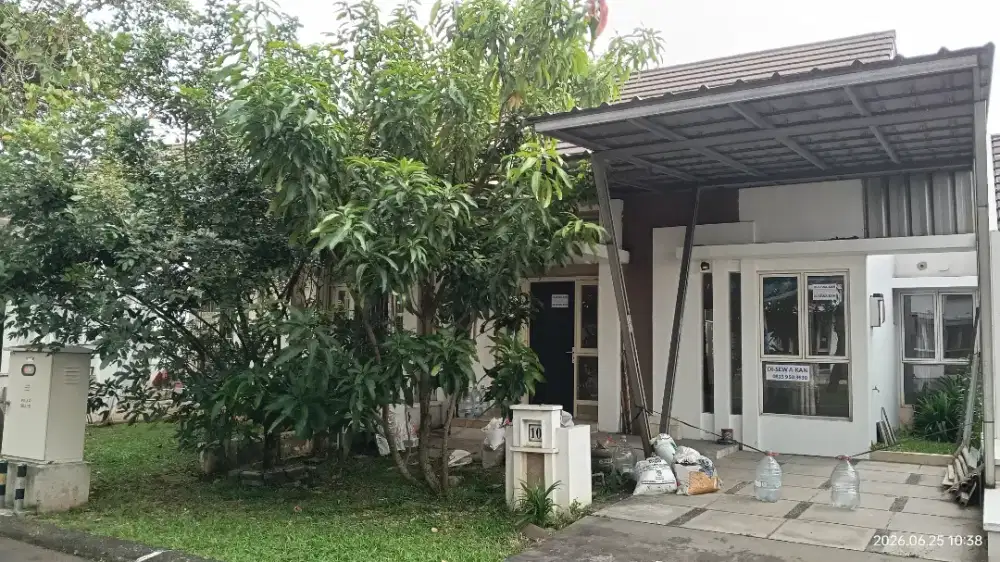 DISEWAKAN baru renov Rumah luas, Full kanopi, sejuk