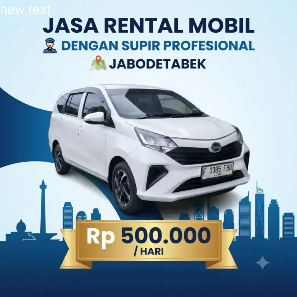 JASA RENTAL SE-JABODETABEK