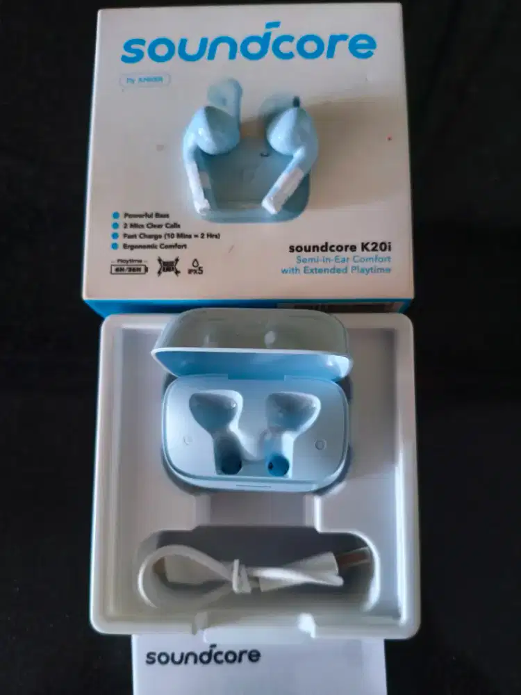 SOUNDCORE K20 BIRU MUDA EX LIVE SHOPING