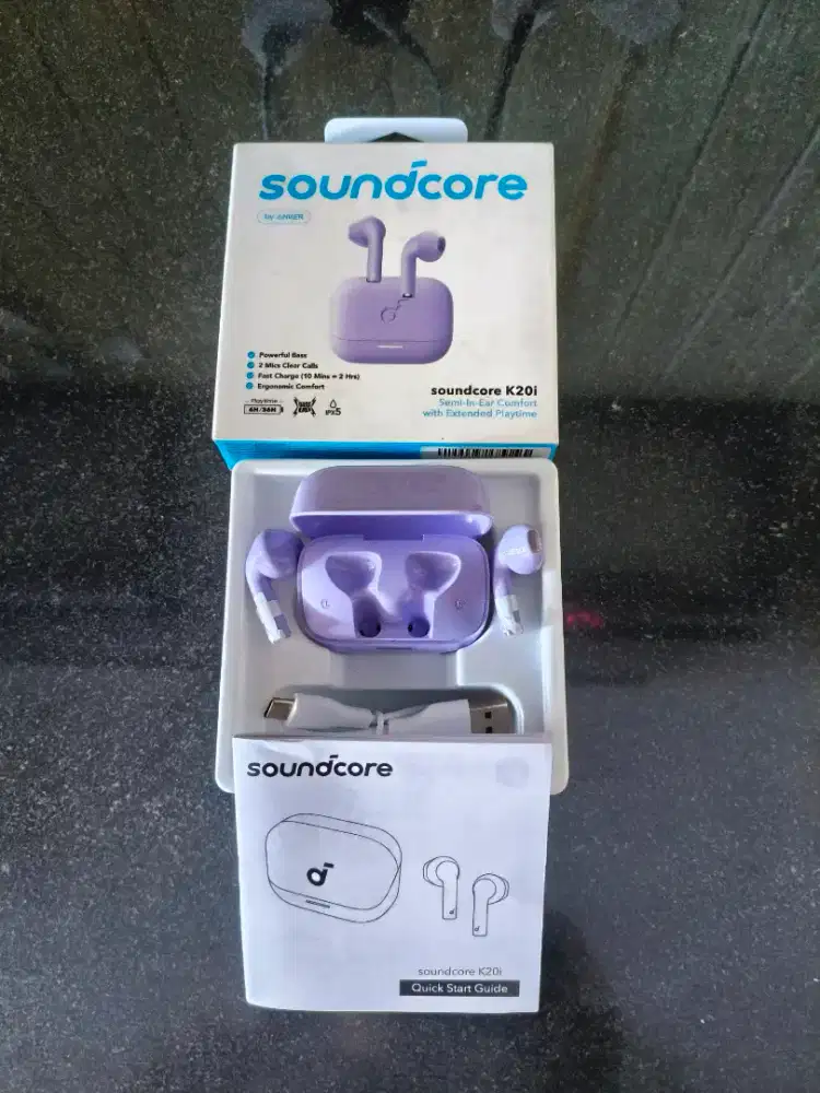 SOUNDCORE K20 UNGU EX LIVE SHOPPING
