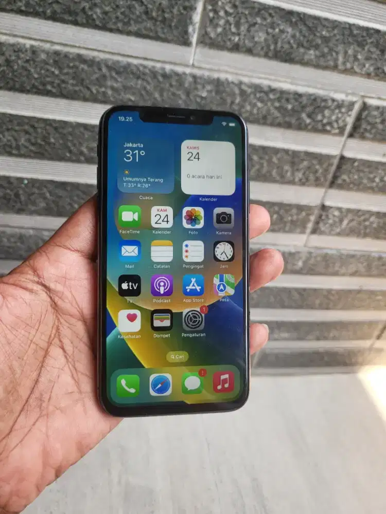 Jual cepat iphone x 256 fullset