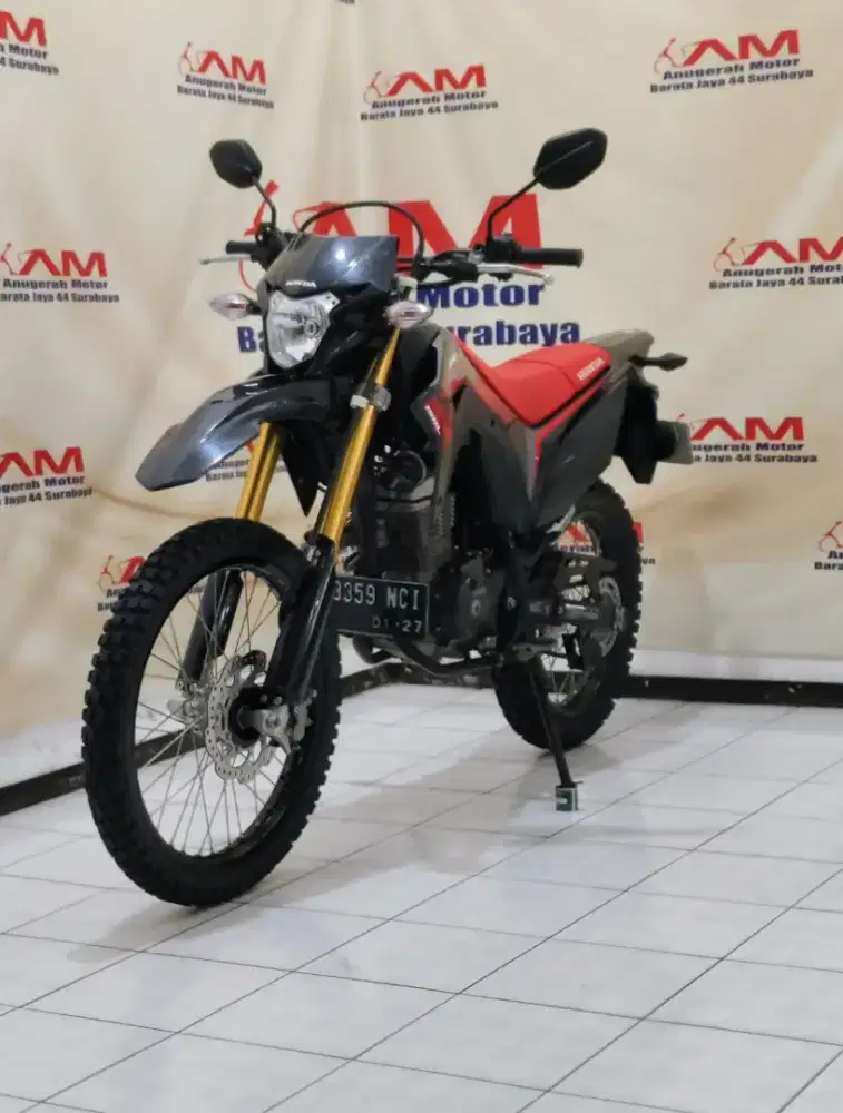 Am Barata Km 4 Ribu Honda CRF 150 Tahun 2021 warna hitam