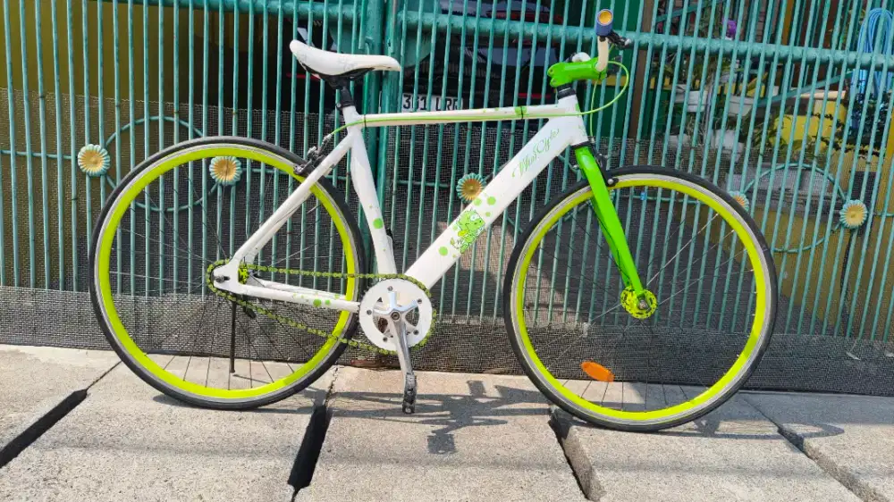 Sepeda fixie wimcycle alloy