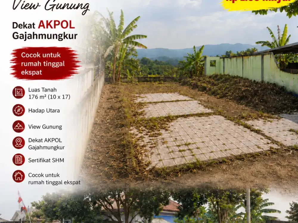 Papandayan, view gunung, Gajahmungkur, dekat AKPOL, Semarang
