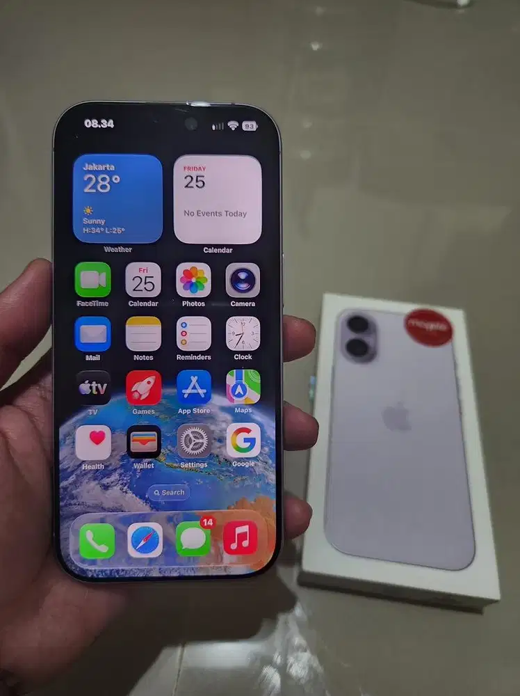 Iphone 17 256GB resmi Digimap Indonesia fullset mulus pemakaian