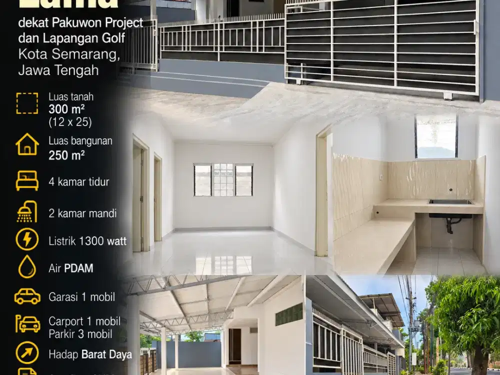 Gombel Lama, dekat lapangan Golf dan Pakuwon Project, Semarang