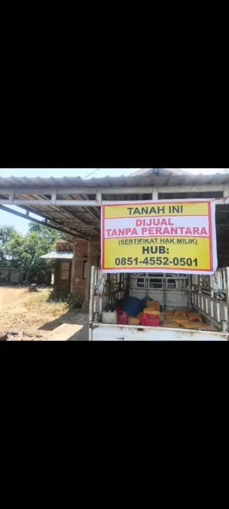 Dijual Tanah (ada bangunan) sertifikat hak milik