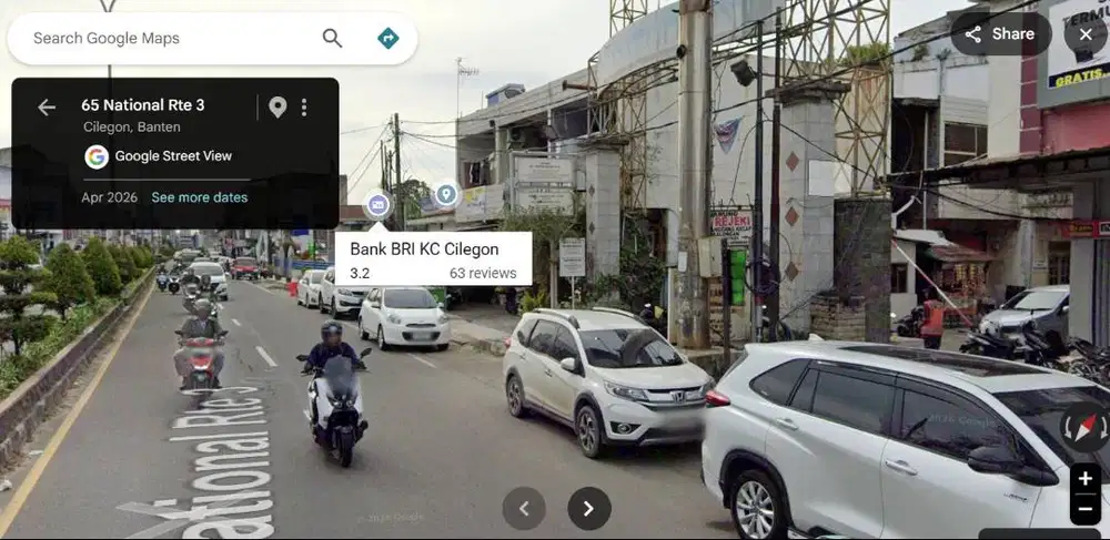Di Jual Ruko 2 lantai jumlah 6 Ruko