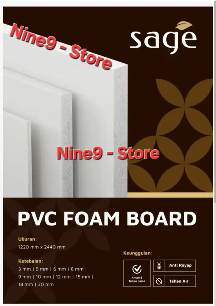 PVC FOAM BOARD 3,5MM 4MM 15MM 18MM 20MM SURABAYA SIDOARJO
