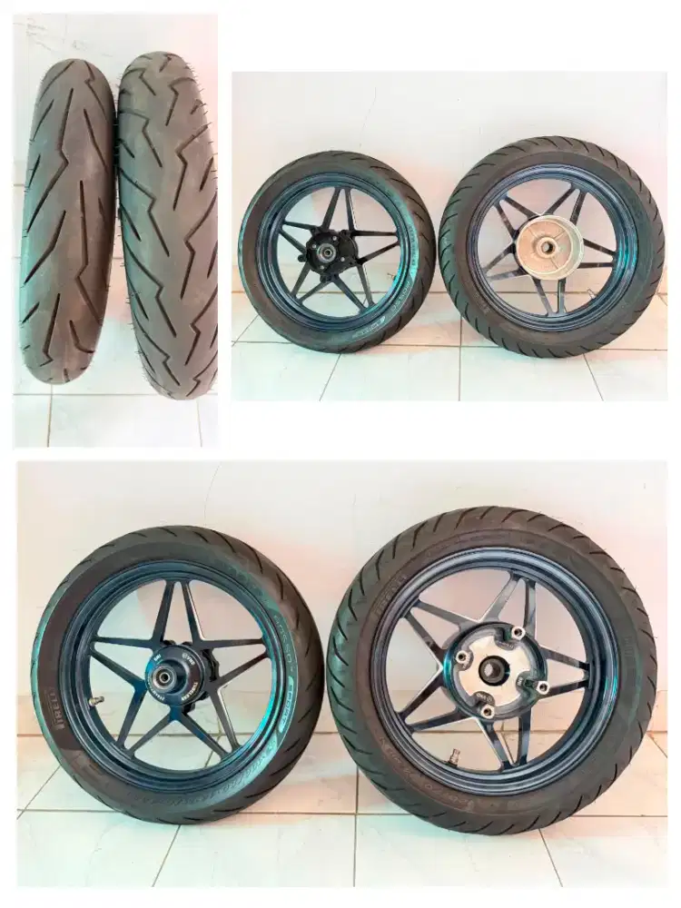 Velg set ban depan belakang PCX 160
