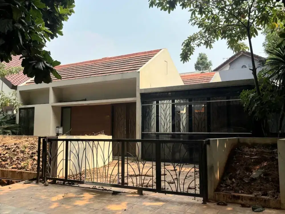 RUMAH 1 LANTAI HITUNG TANAH DALAM CLUSTER PREMIUM BINTARO JAYA