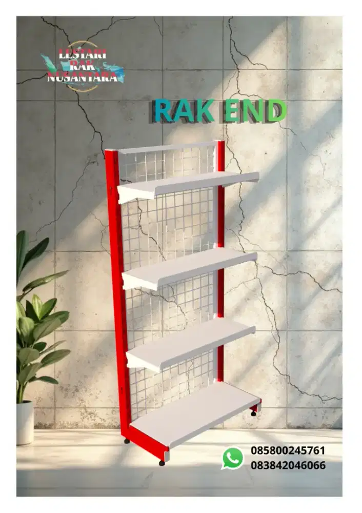 RAK GONDOLA END/PENUTUP