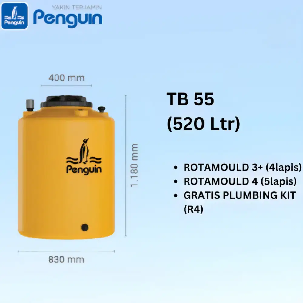Tandon Air Penguin Pinguin 520L Surabaya