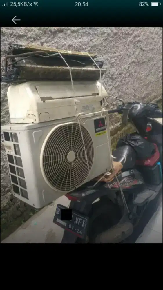 Menerima ac bekas rusak