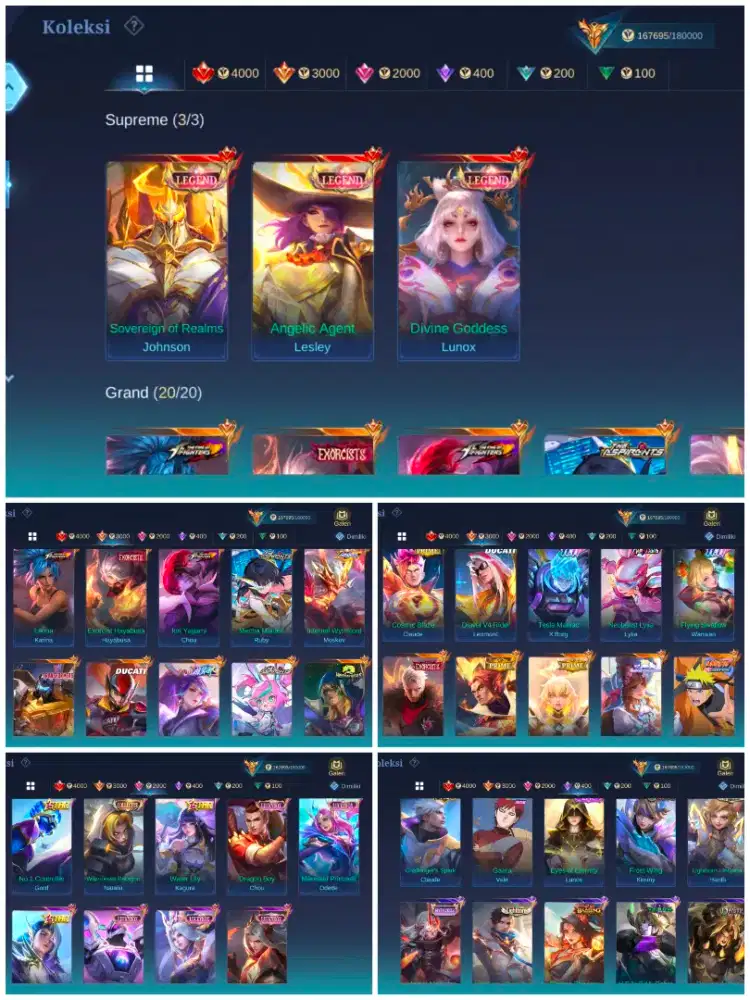 Akun Mobile Lagend