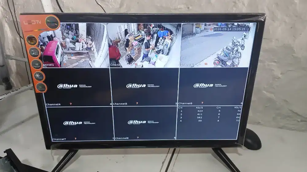 Ready paket cctv siap pasang 4 kamera 2mp spek komplit!!