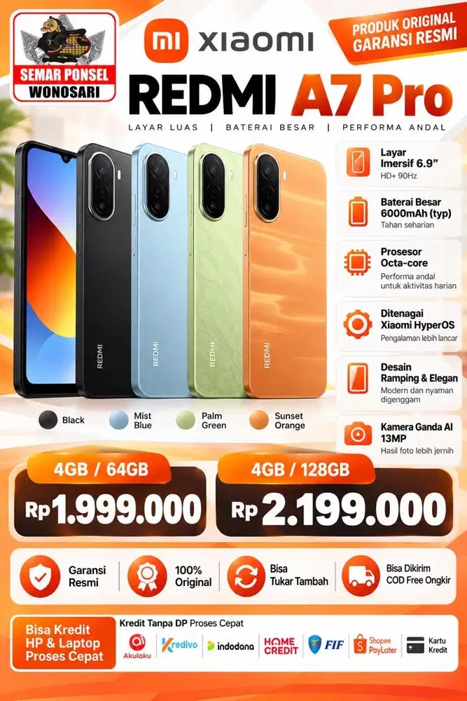 XIAOMI A7 PRO 4/128