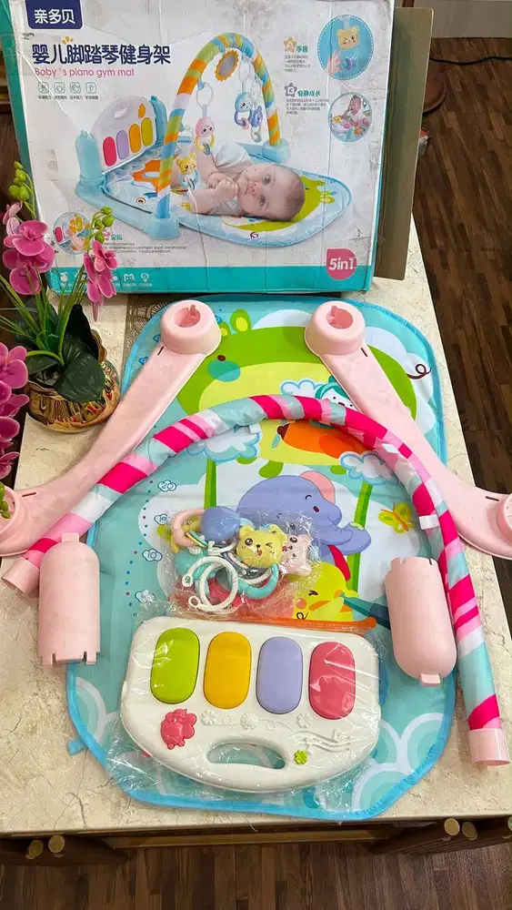DIJUAL ( NEW )  BABY PLAY GYM 5 IN 1 – SIAP PAKAI!