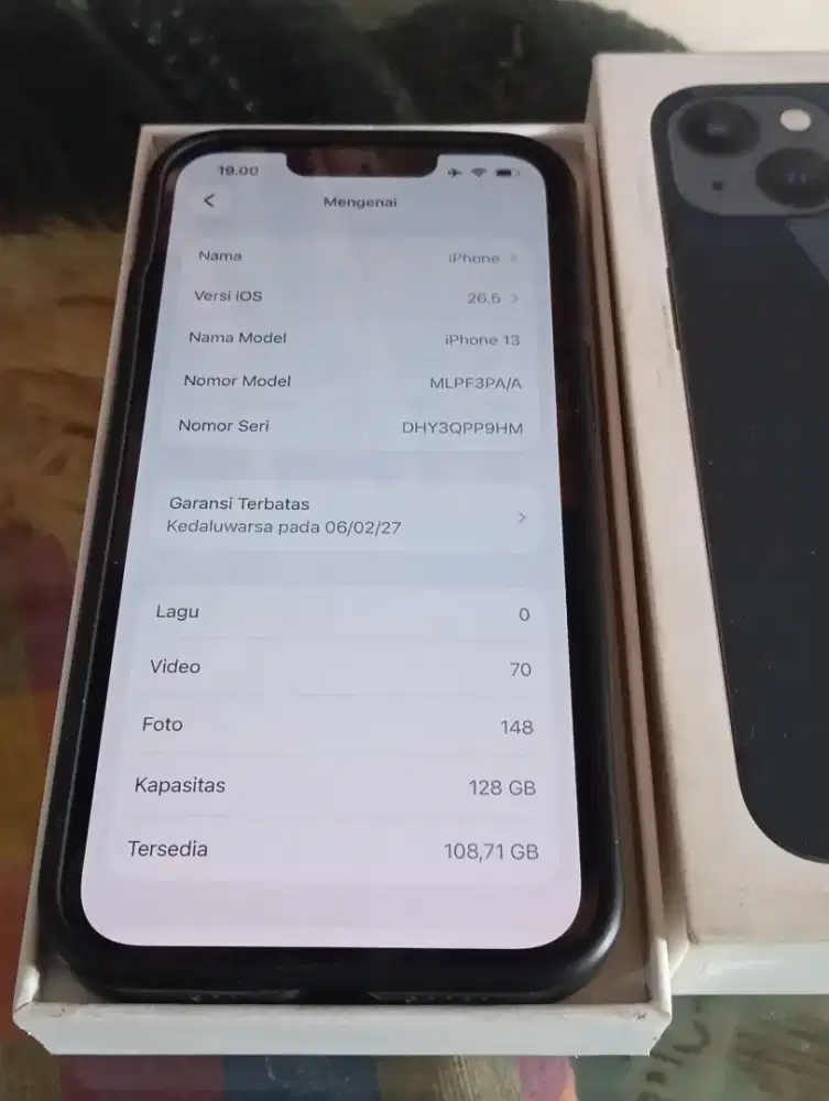 IPHONE 13 128GB IBOX GARANSI ON