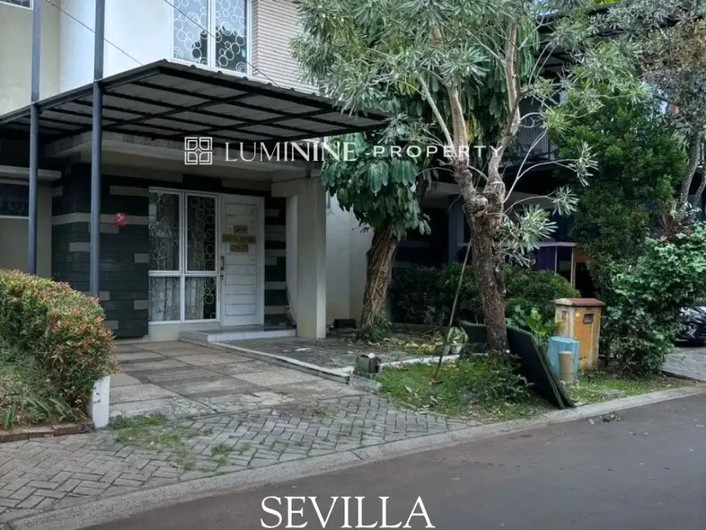 dijual rumah siap huni, dilingkungan asri dan nyaman dekat tol dan stasiun di sevilla bsd city