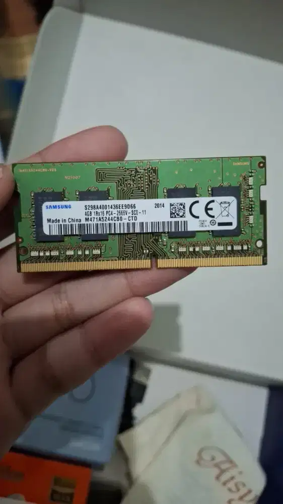 RAM Laptop Samsung DDR4 4GB 2666MHz SODIMM Original Cabutan