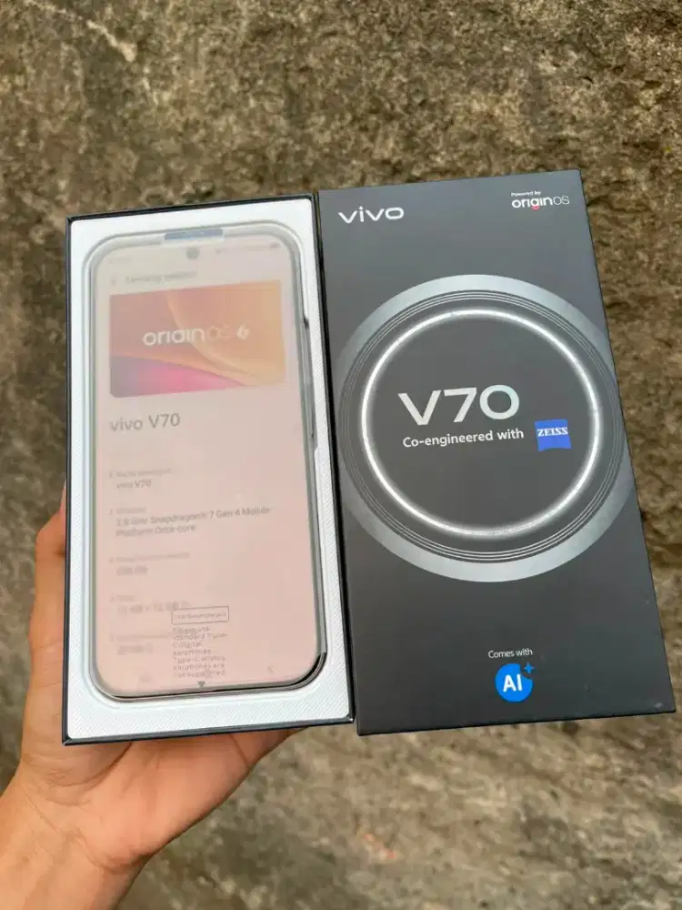 Vivo V70 5G Ram 12gb internal 256gb Fullset Origin