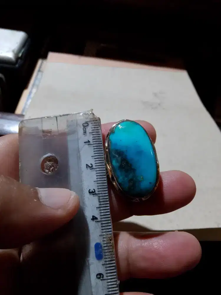 cincin purus biru panci