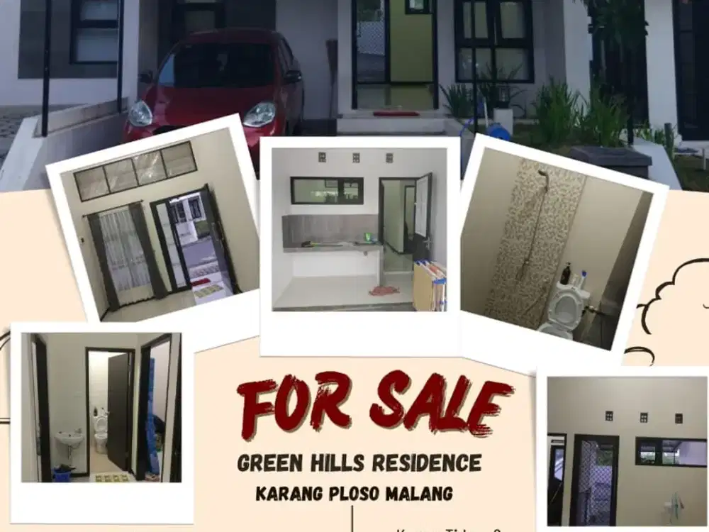 DIJUAL CEPAT RUMAH GREEN HILL RESIDENCE KARANGPLOSO MALANG