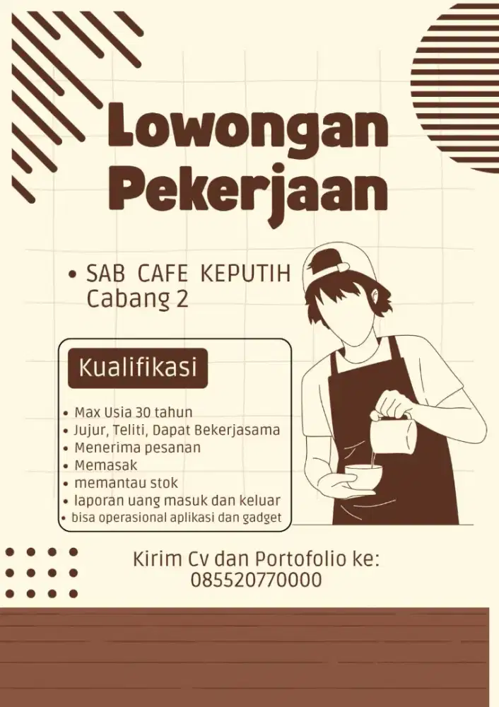LOWONGAN SAB CAFE