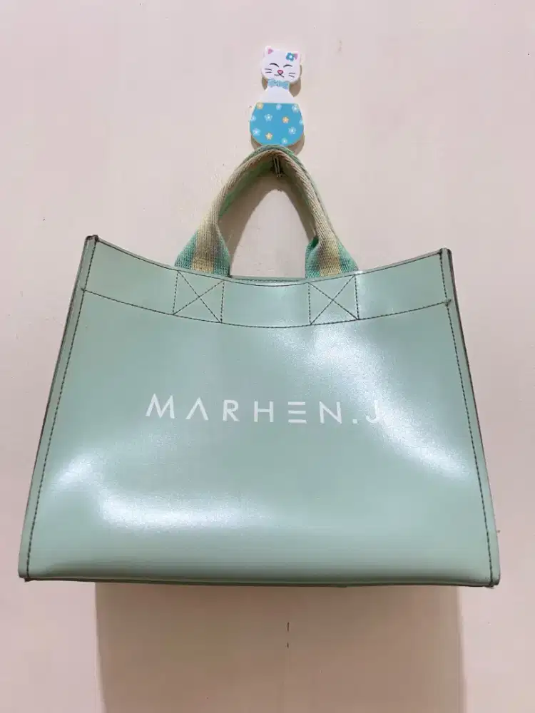 Preloved Tas Wanita Marhen J Green